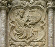Panel 04:05 - Genesis 1:6-7; God separating the waters and creating the firmament